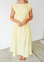 Mabel Ruched Midi Dress