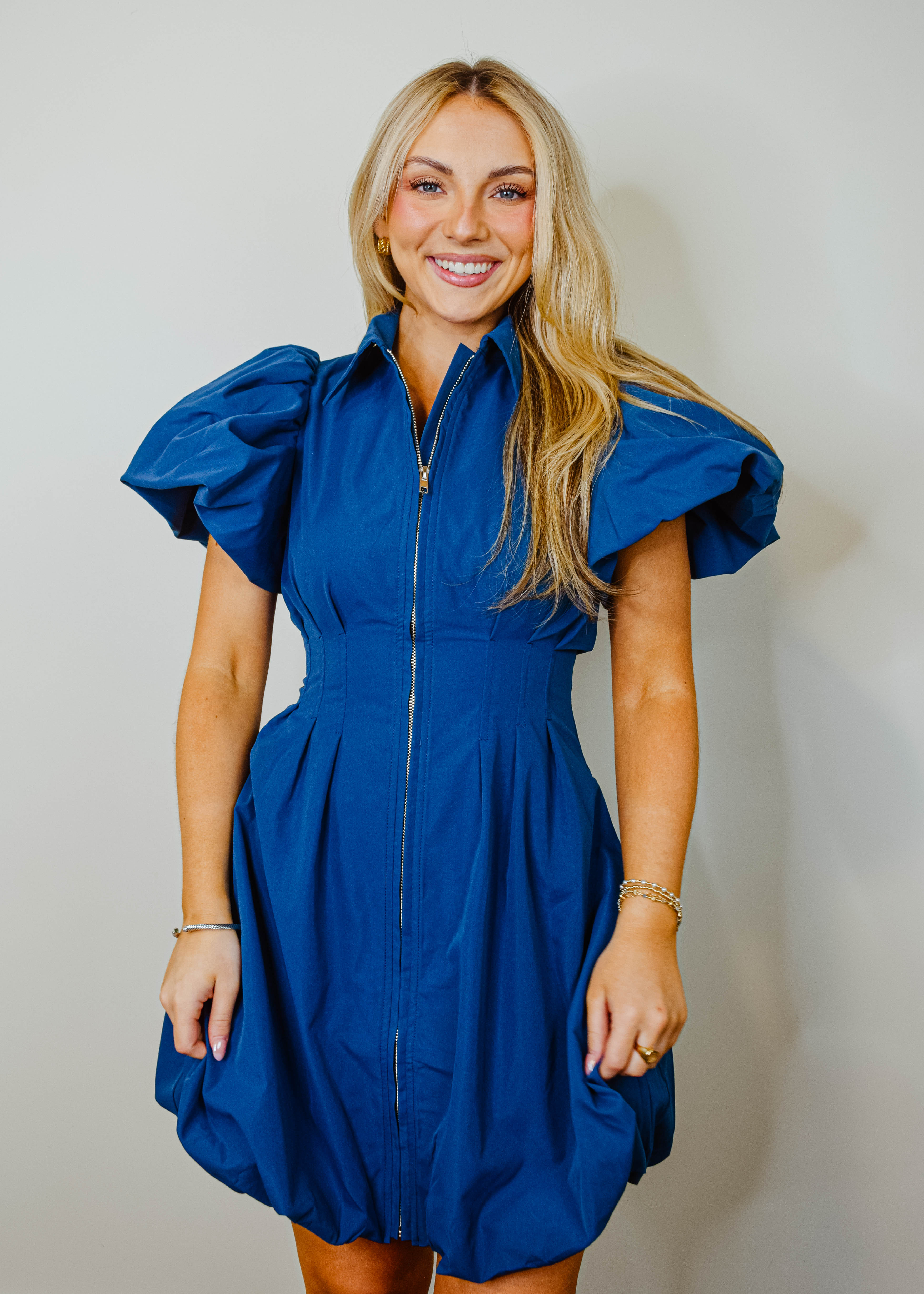 Katie Zip Up Mini Dress