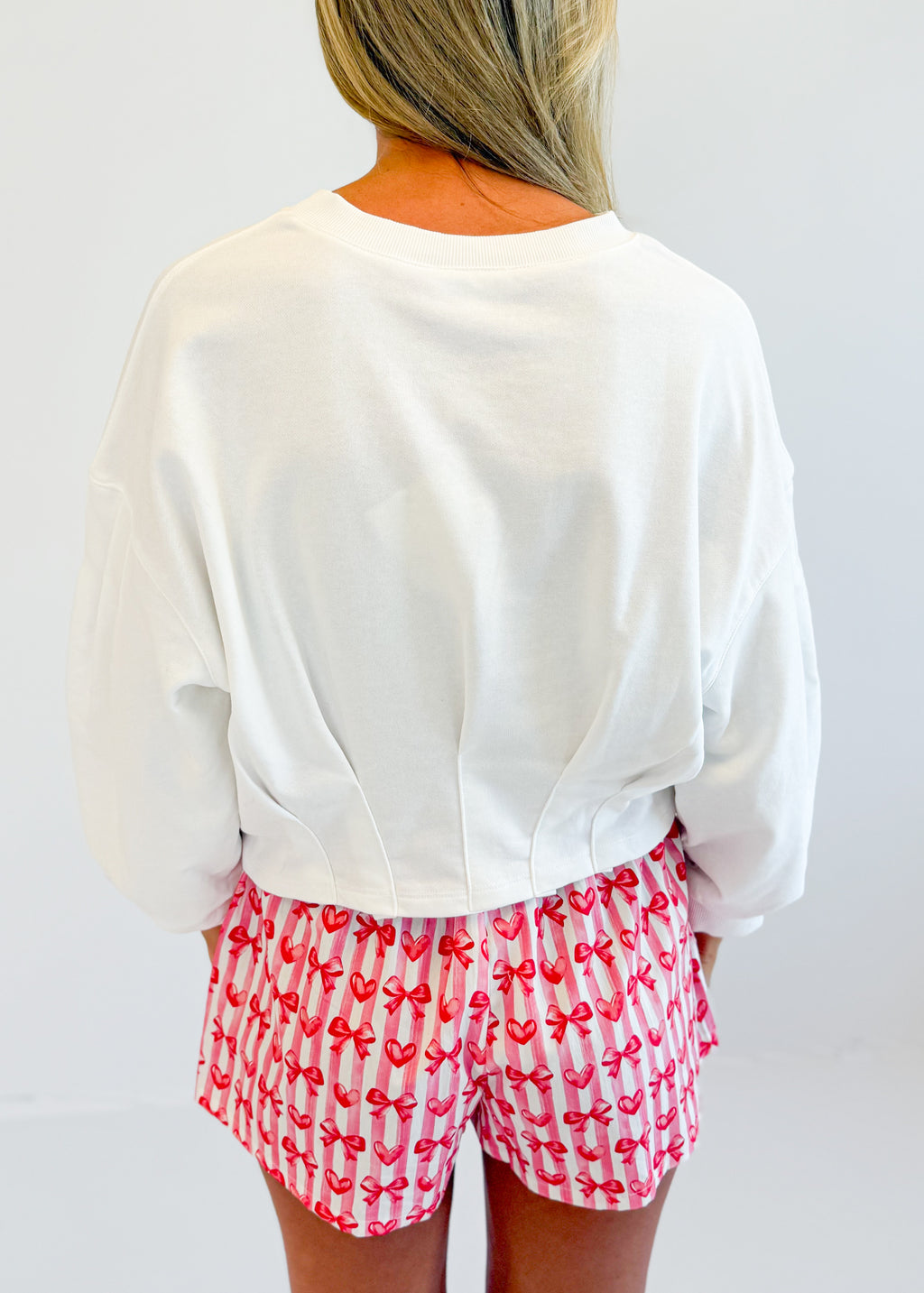 Sweetheart Bow Sleep Shorts