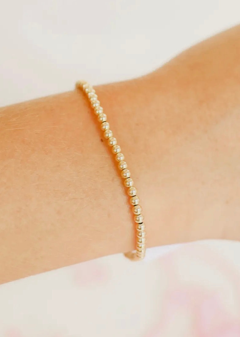 Gold Beaded Bracelet