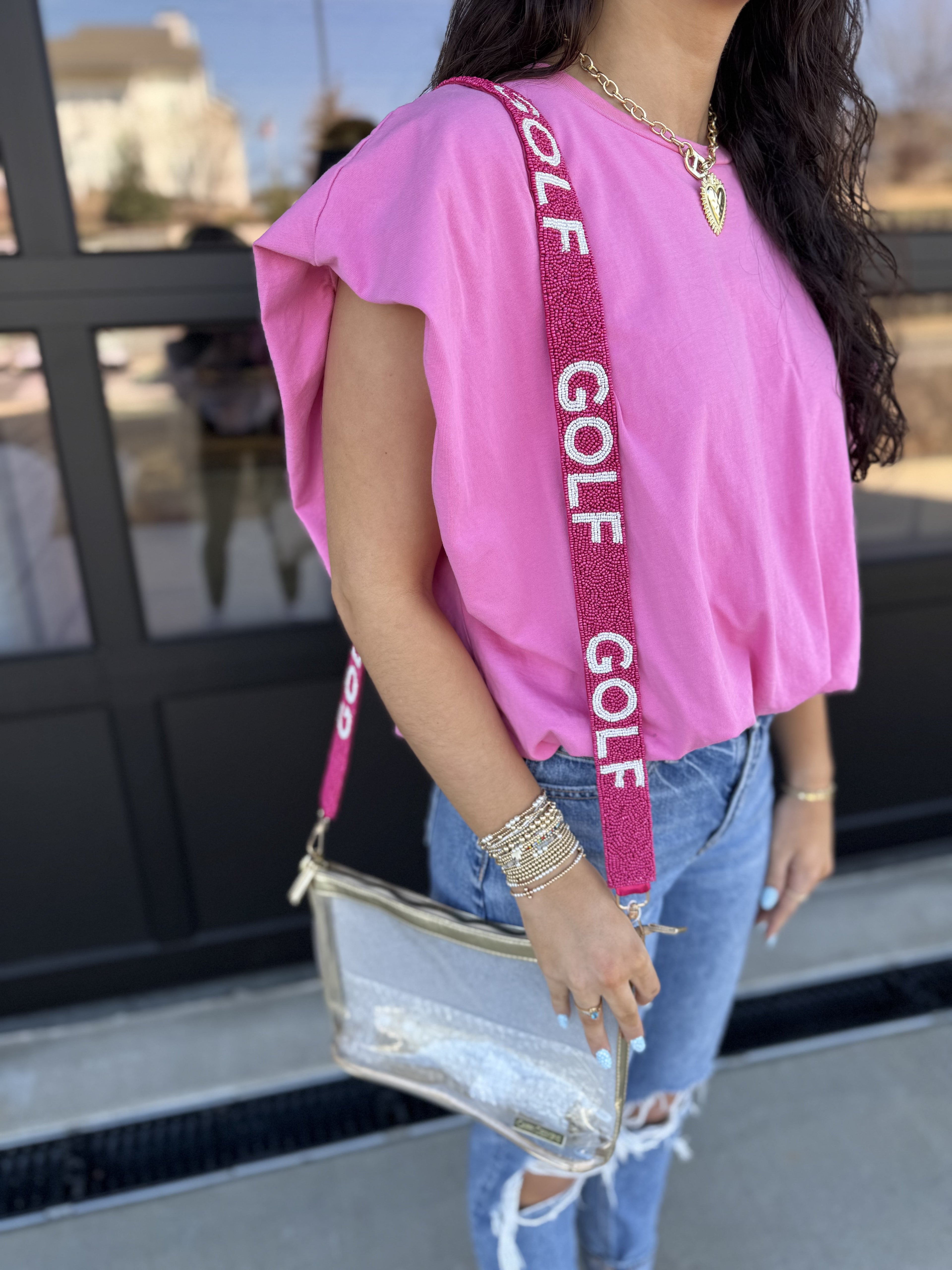 Golf Beaded Purse Strap