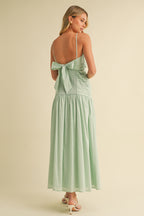 Mint Dropwaist Sundress