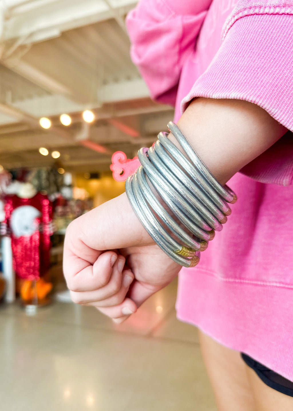 Budha Girl Silver All Weather Bangles