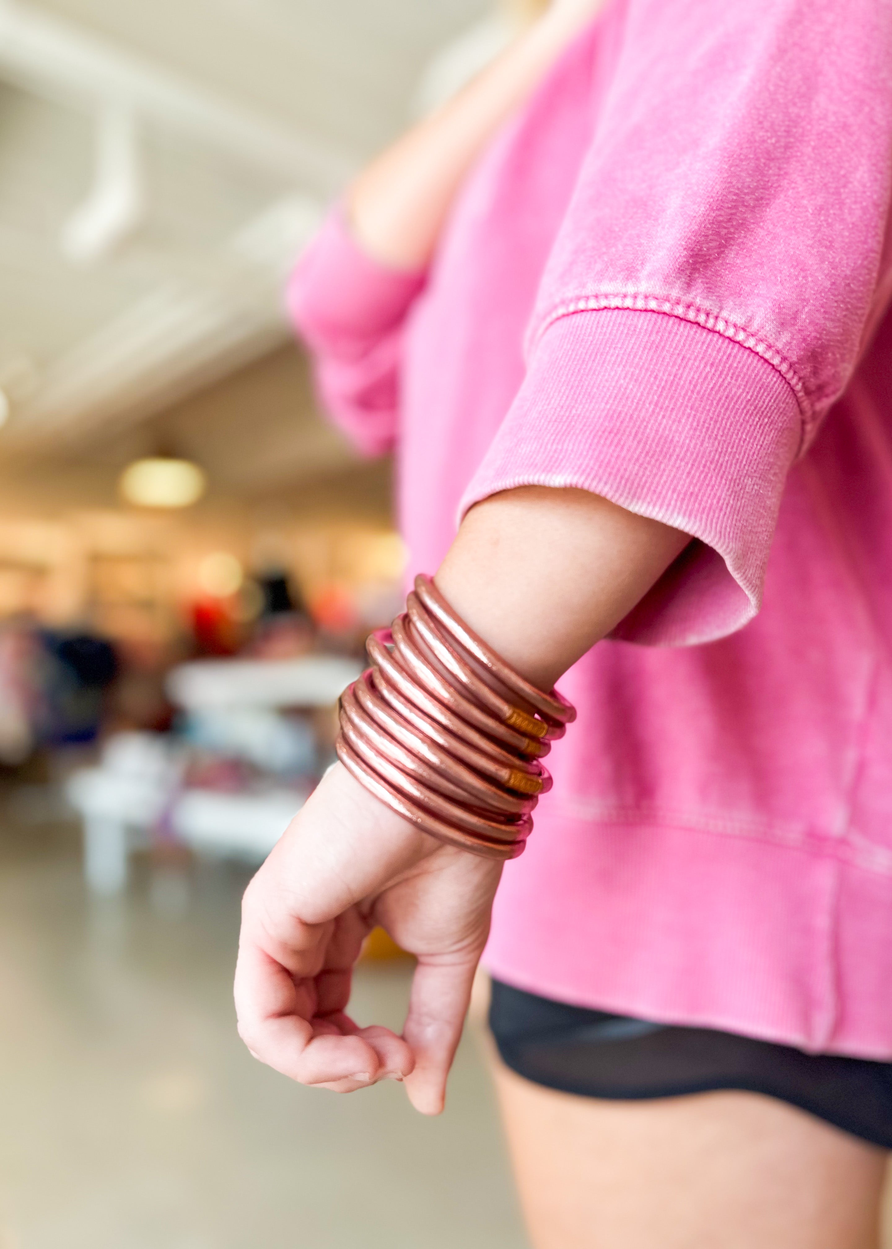 Budha Girl Champagne All Weather Bangles