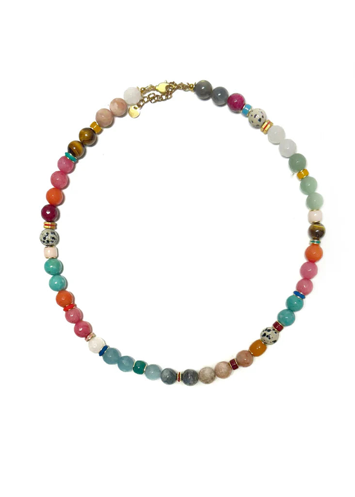 Opal Beaded Necklace