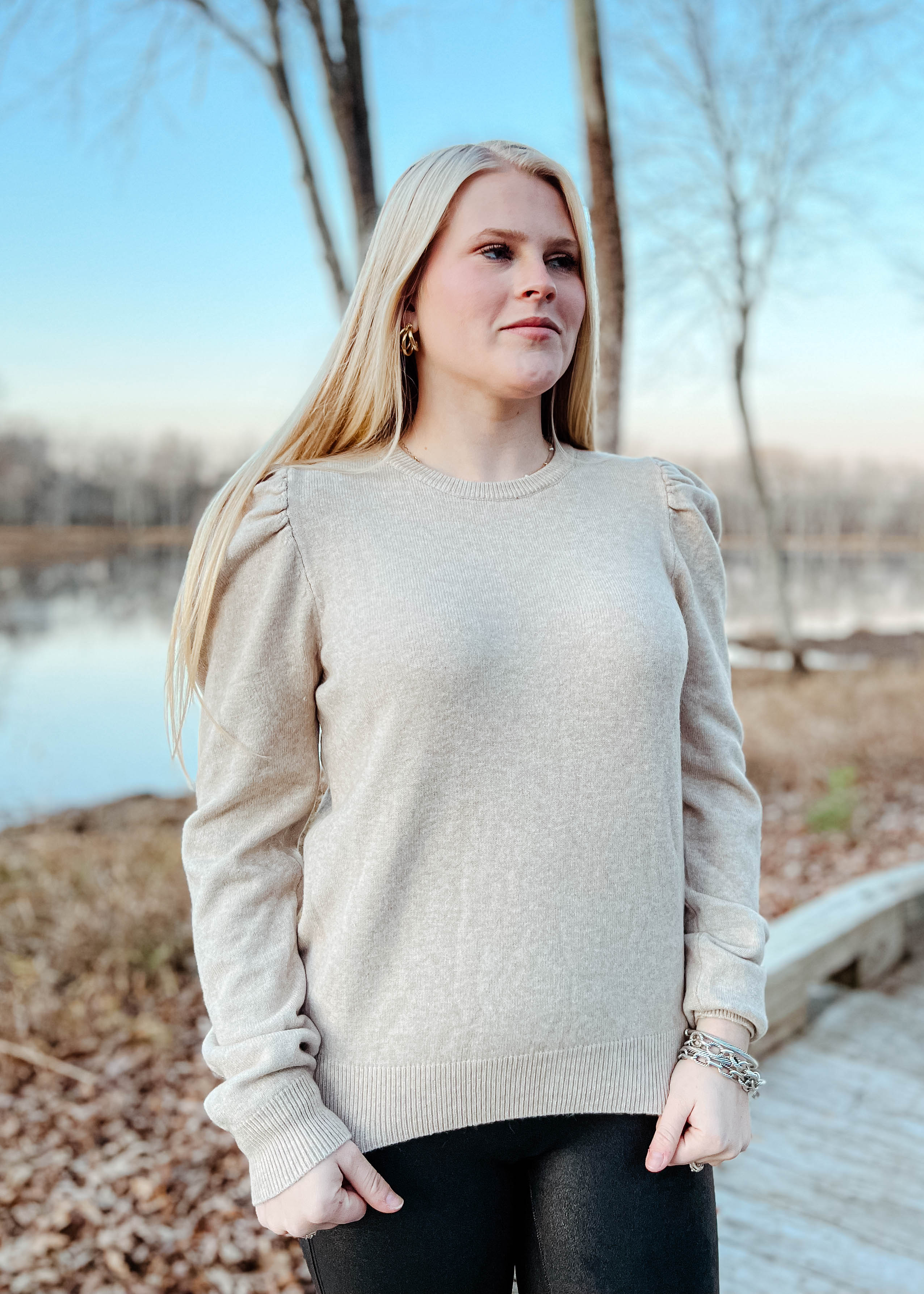 Lee Puff Sleeve Sweater