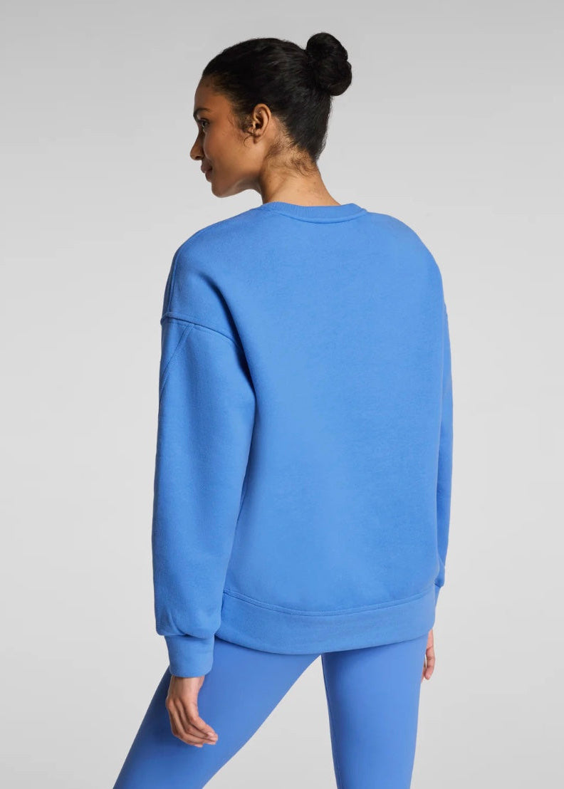 Cotton Fleece Crewneck Tunic