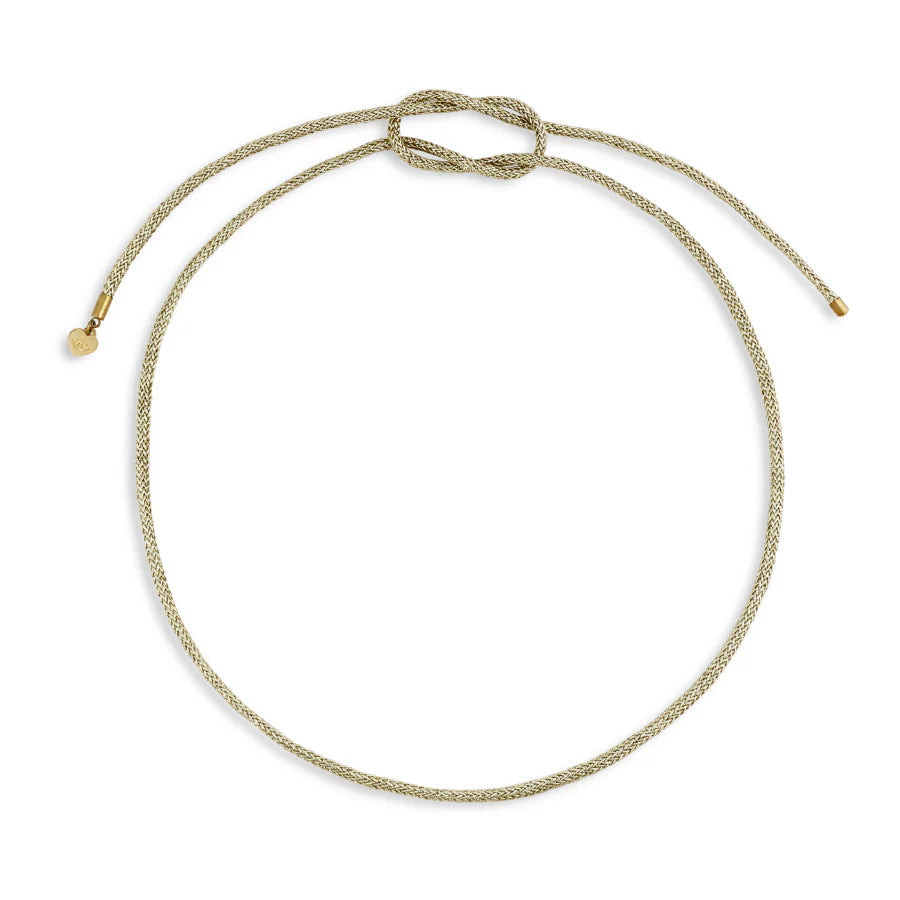 Gold Lurex Necklace Cord