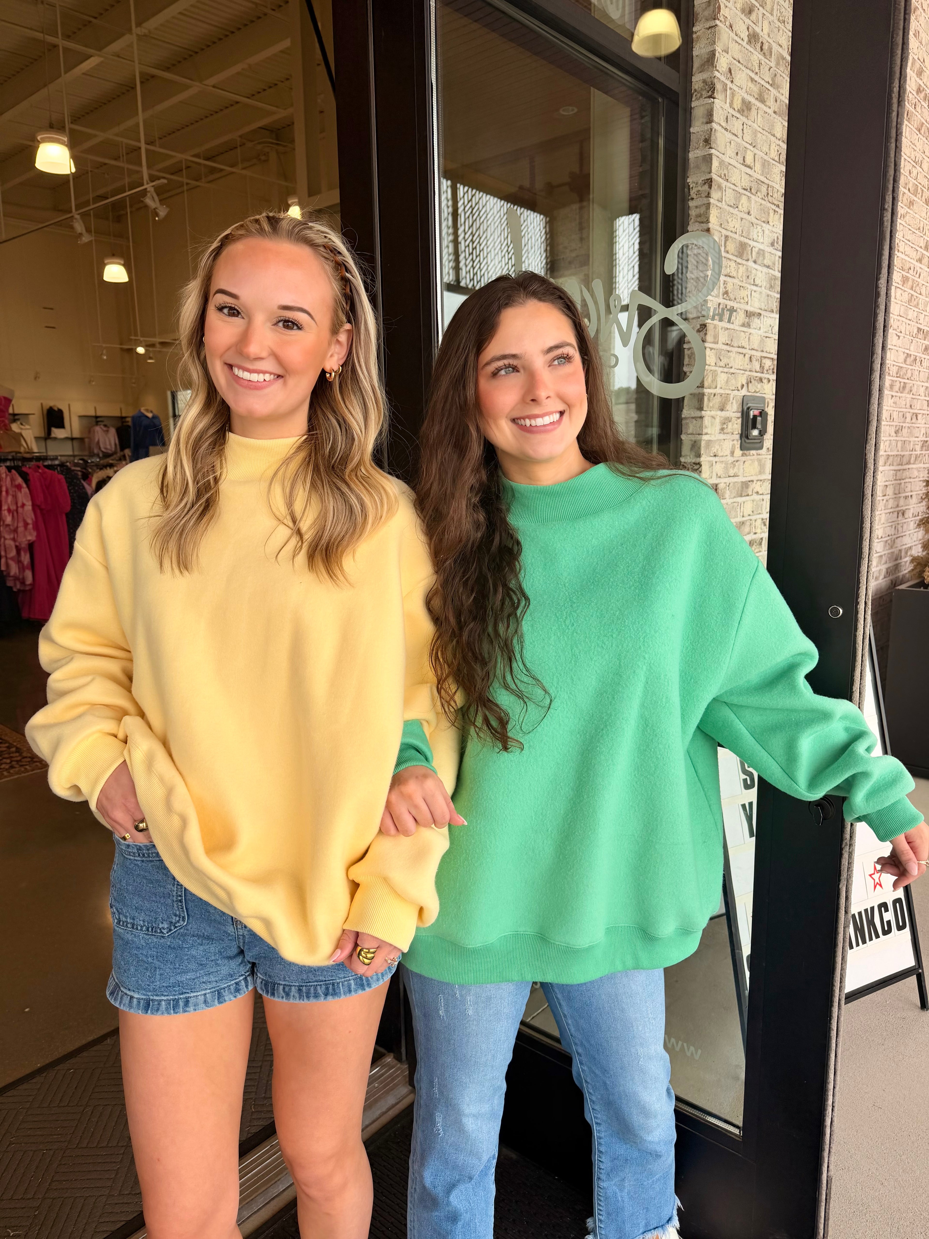 GOLF Mock Neck Sweatshirt