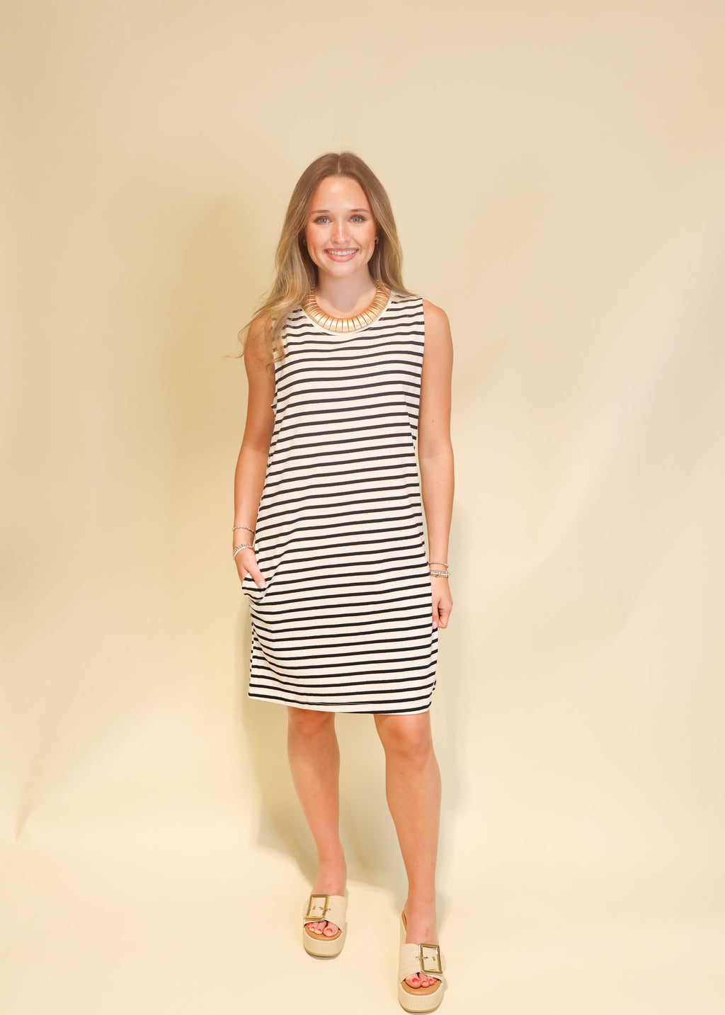 Clara Stripe Summer Dress