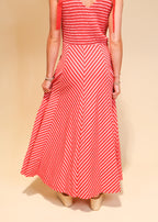 Juliette Chevron Dress