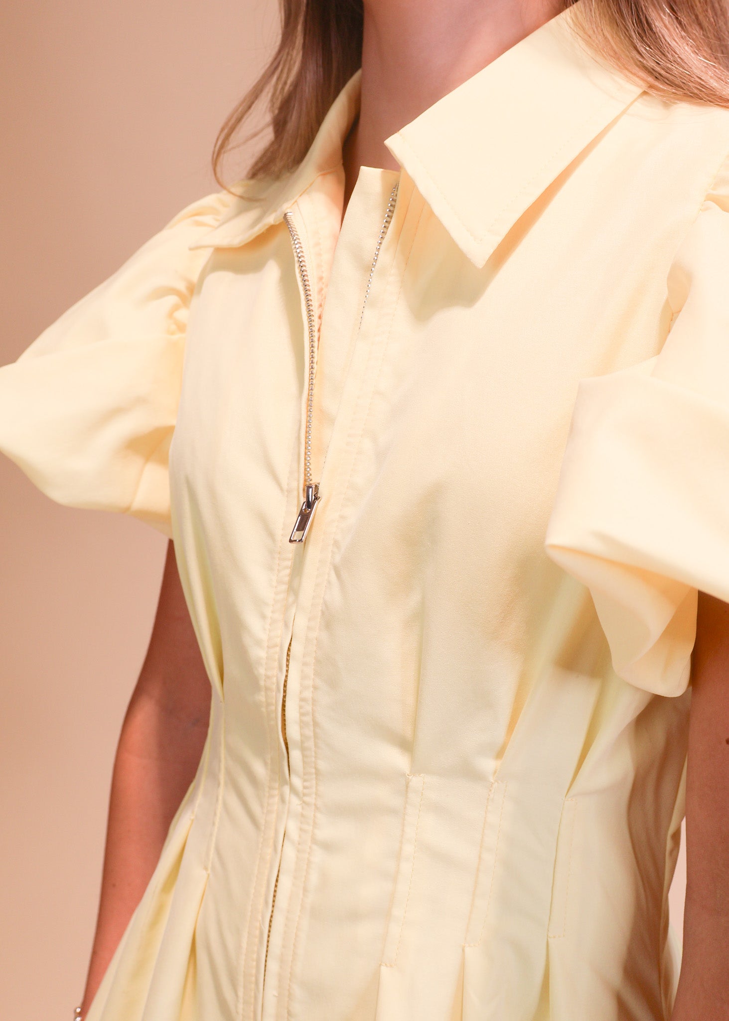 Katie Zip Up Mini Dress