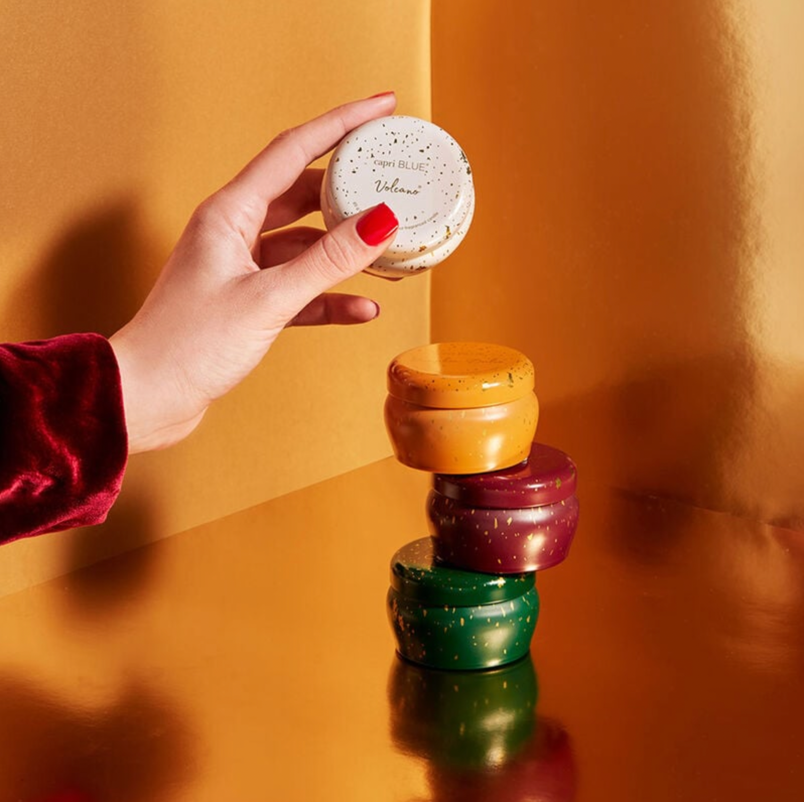 Capri Blue Glimmer 3oz Mini Tin Candle