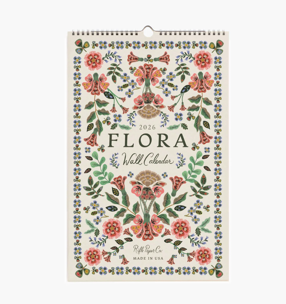 2026 Flora Wall Calendar