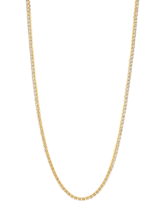 2mm CZ Tennis Necklace
