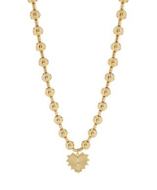 Accented Crystal Heart Necklace