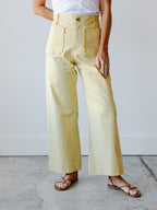 Clara High-Rise Scallop Pocket Pants