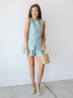 Missy Sleeveless Bow Top