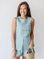 Missy Sleeveless Bow Top