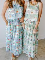 Freya Petal Printed Midi Skirt