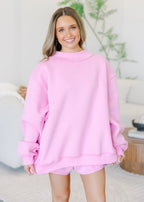 Addison Reversible Mock Neck Sweatshirt