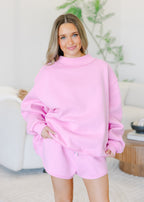 Addison Reversible Mock Neck Sweatshirt