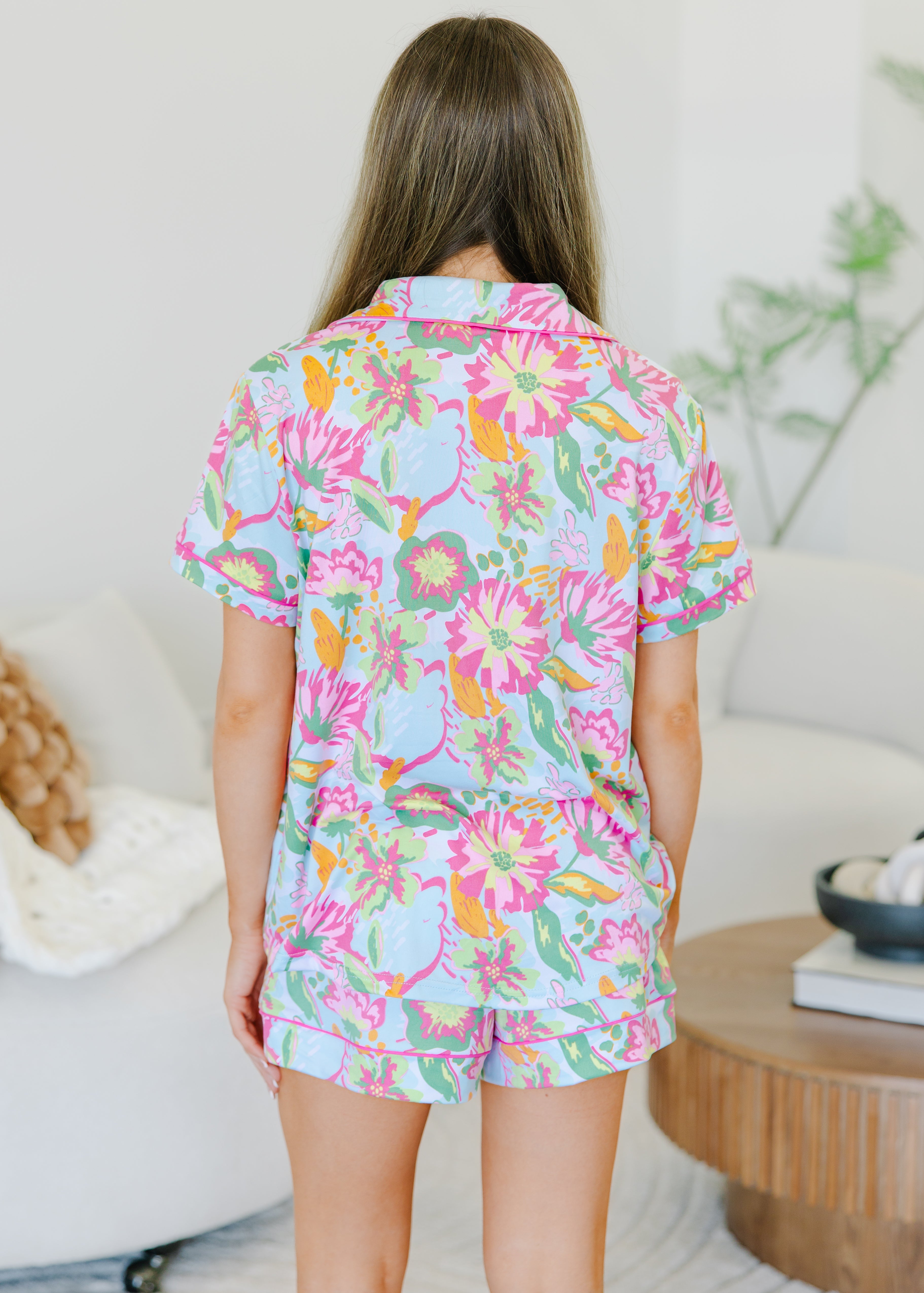 Marigold Summer Bouquet Sleep Shorts