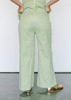 Emilia High Rise Gingham Pants