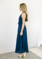 Giselle Belted Button Front Midi Dress