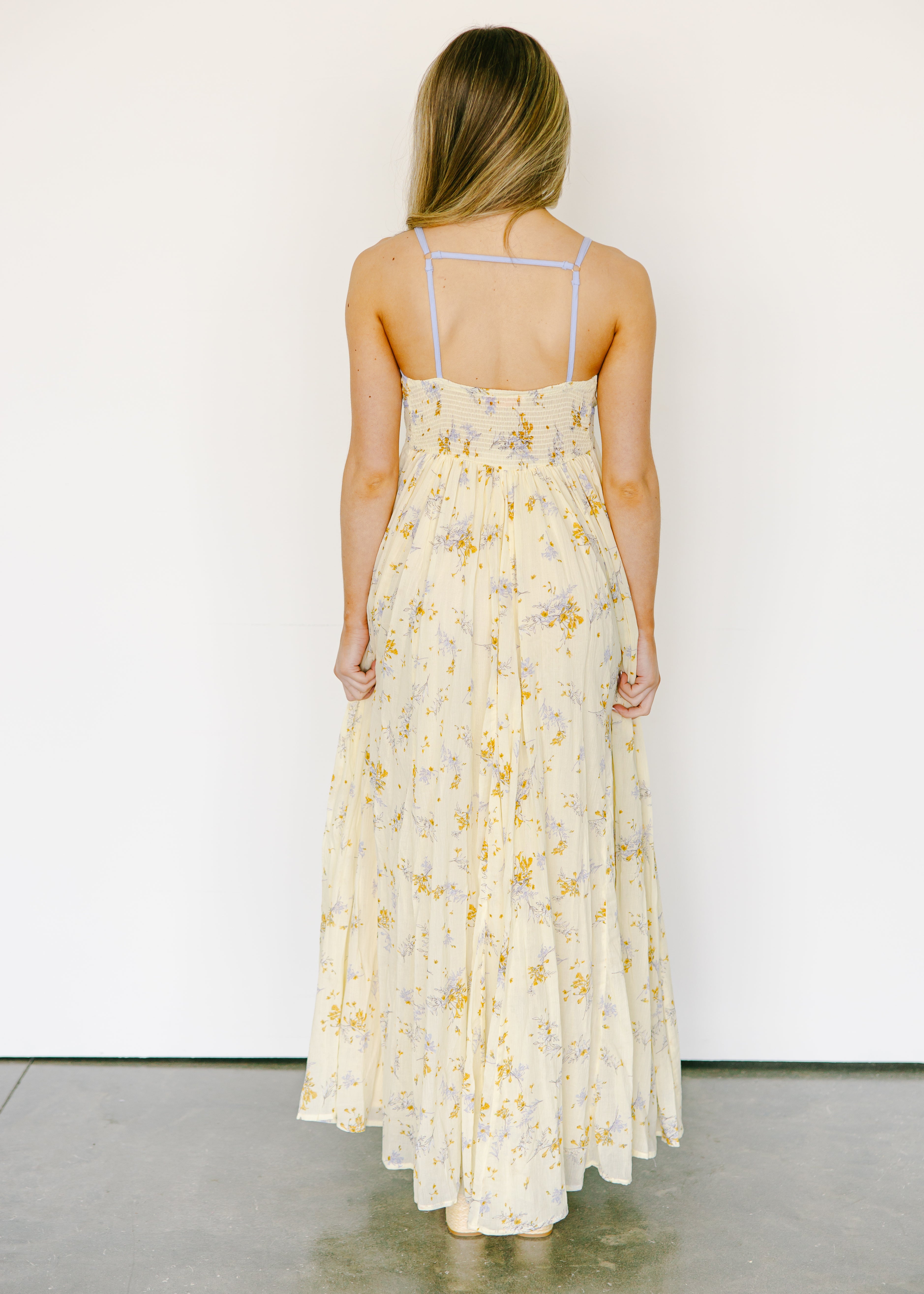 Calla Meadow Tie Front Midi Dress