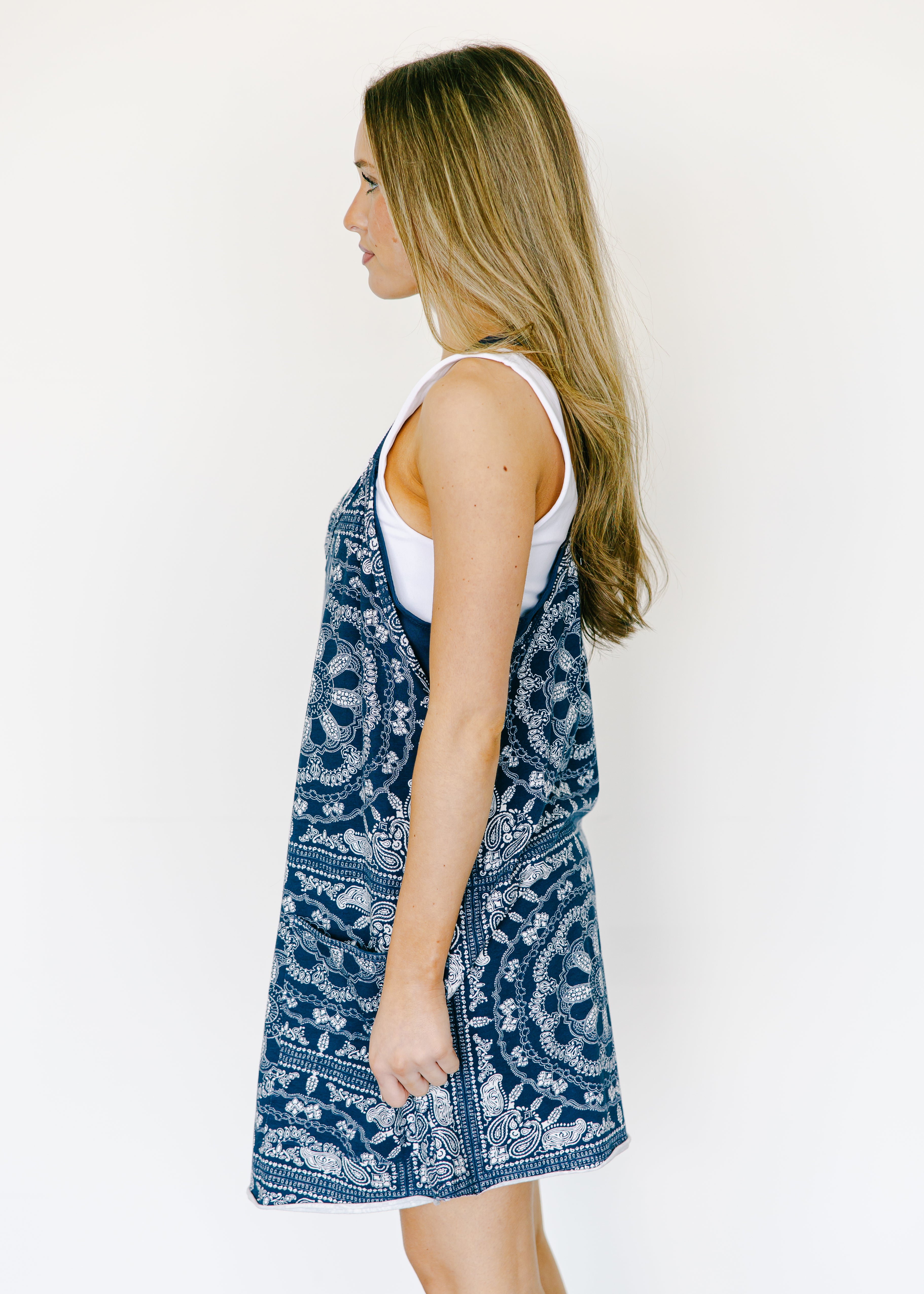 Hot Shot Printed Mini Dress