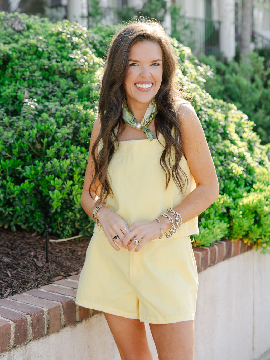 Willa Whipstitch Top and Shorts Set