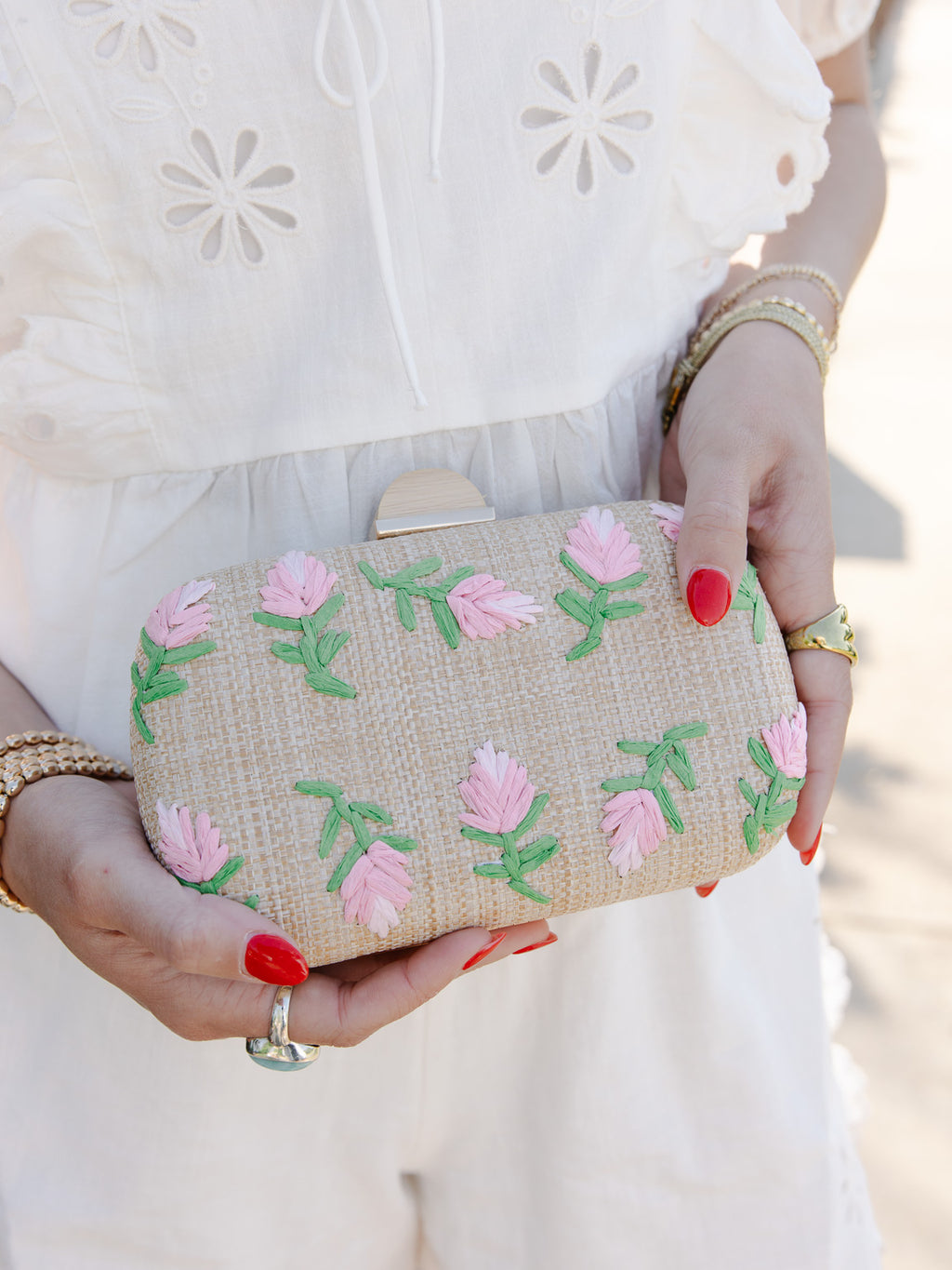 Myah Eyelet Embroidered Shorts