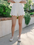 Myah Eyelet Embroidered Shorts