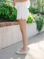 Myah Eyelet Embroidered Shorts