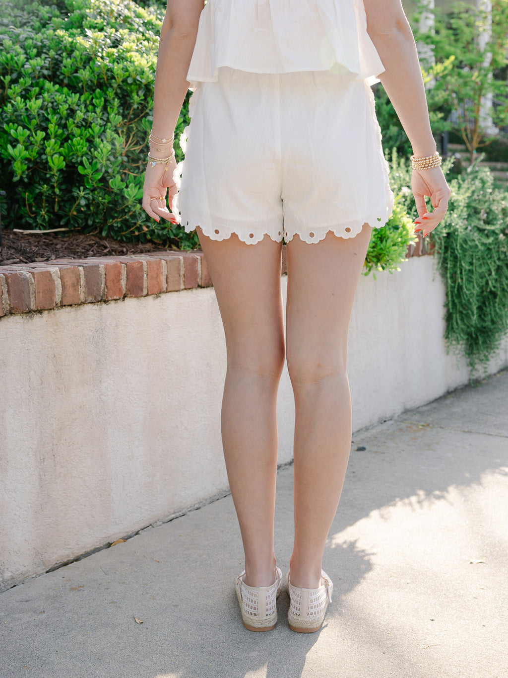 Myah Eyelet Embroidered Shorts