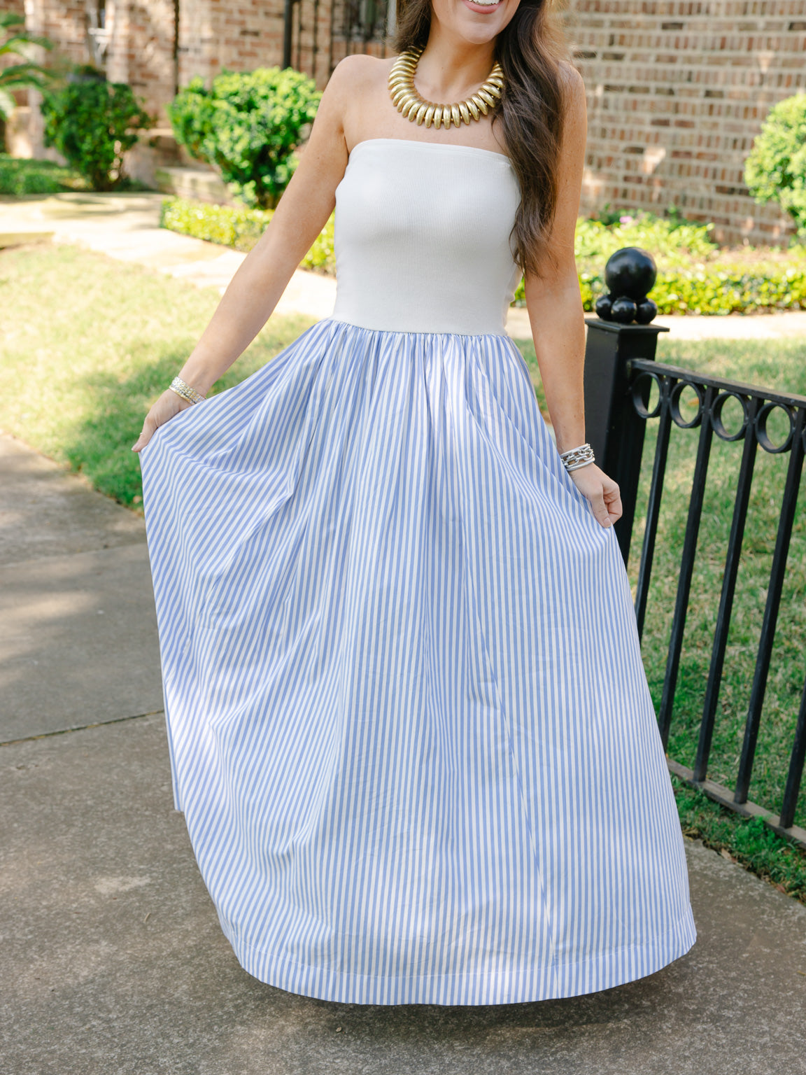 Rosemary Strapless Maxi Dress