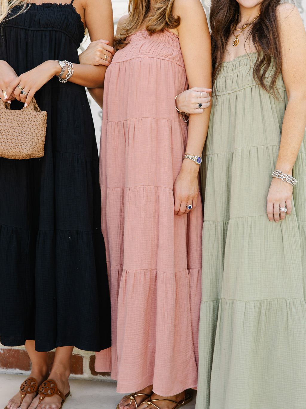 Hannah Tiered Summer Maxi Dress