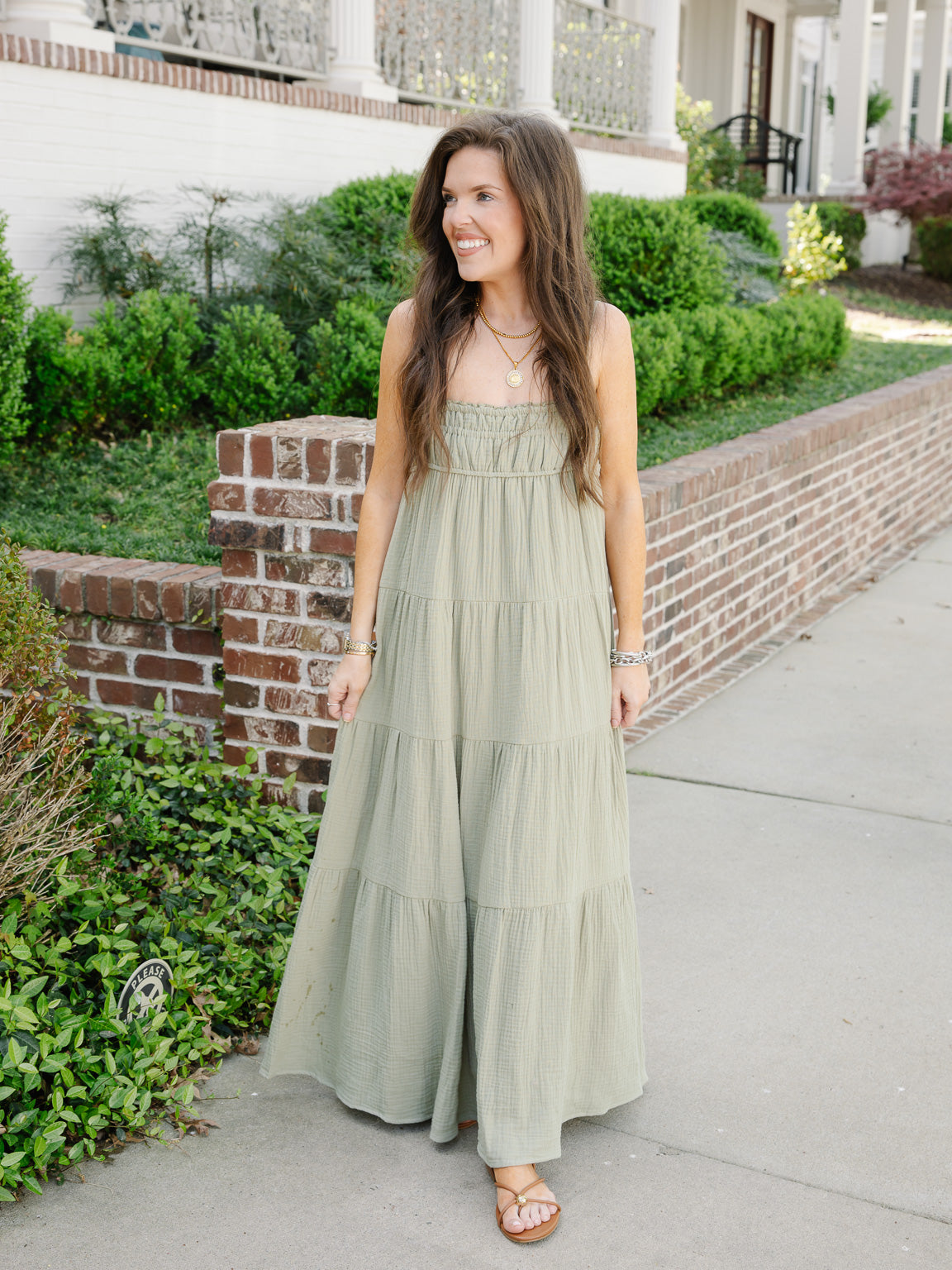 Hannah Tiered Summer Maxi Dress