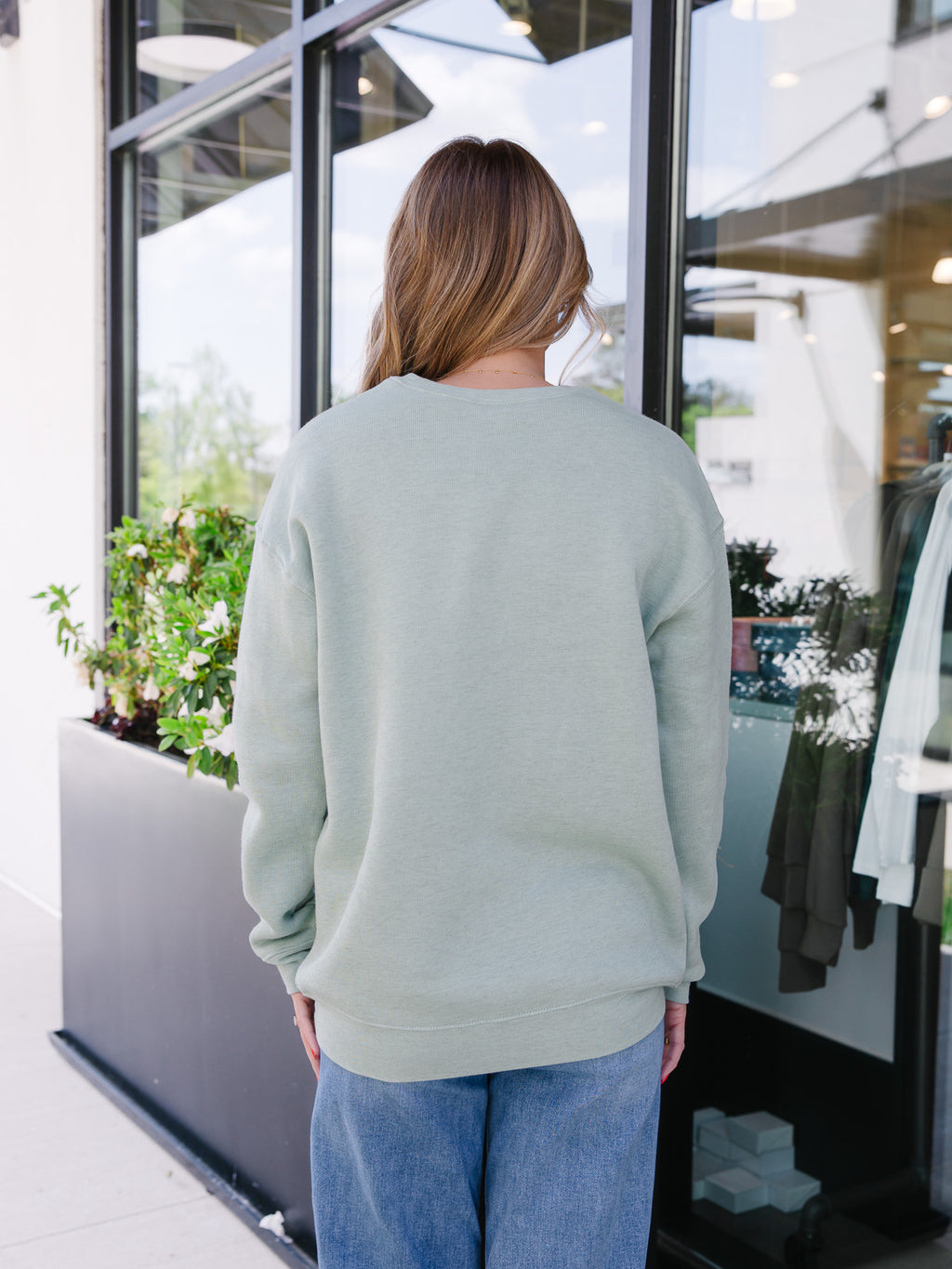 Augusta Puff Print Graphic Sweatshirt