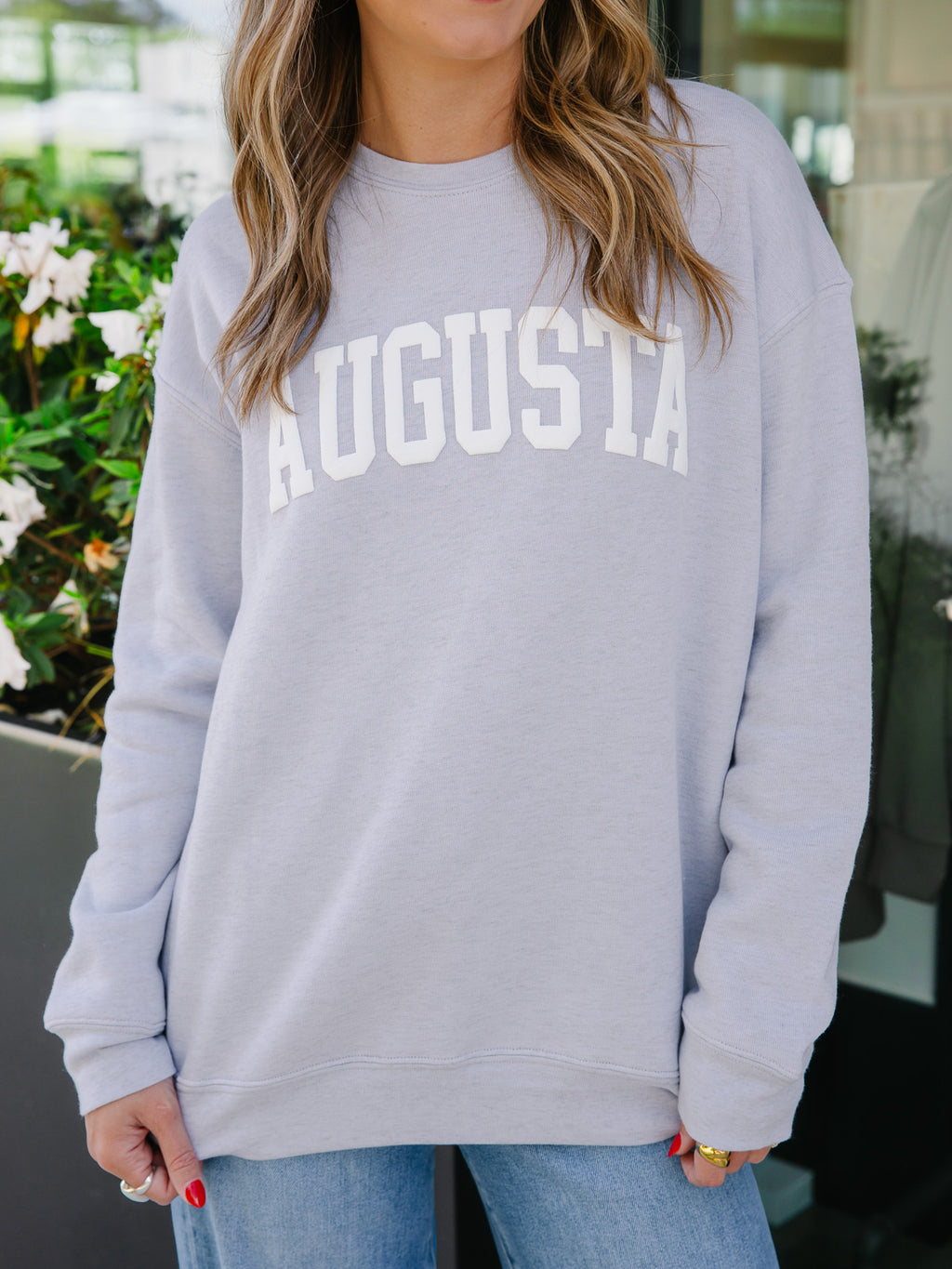 Augusta Puff Print Graphic Sweatshirt