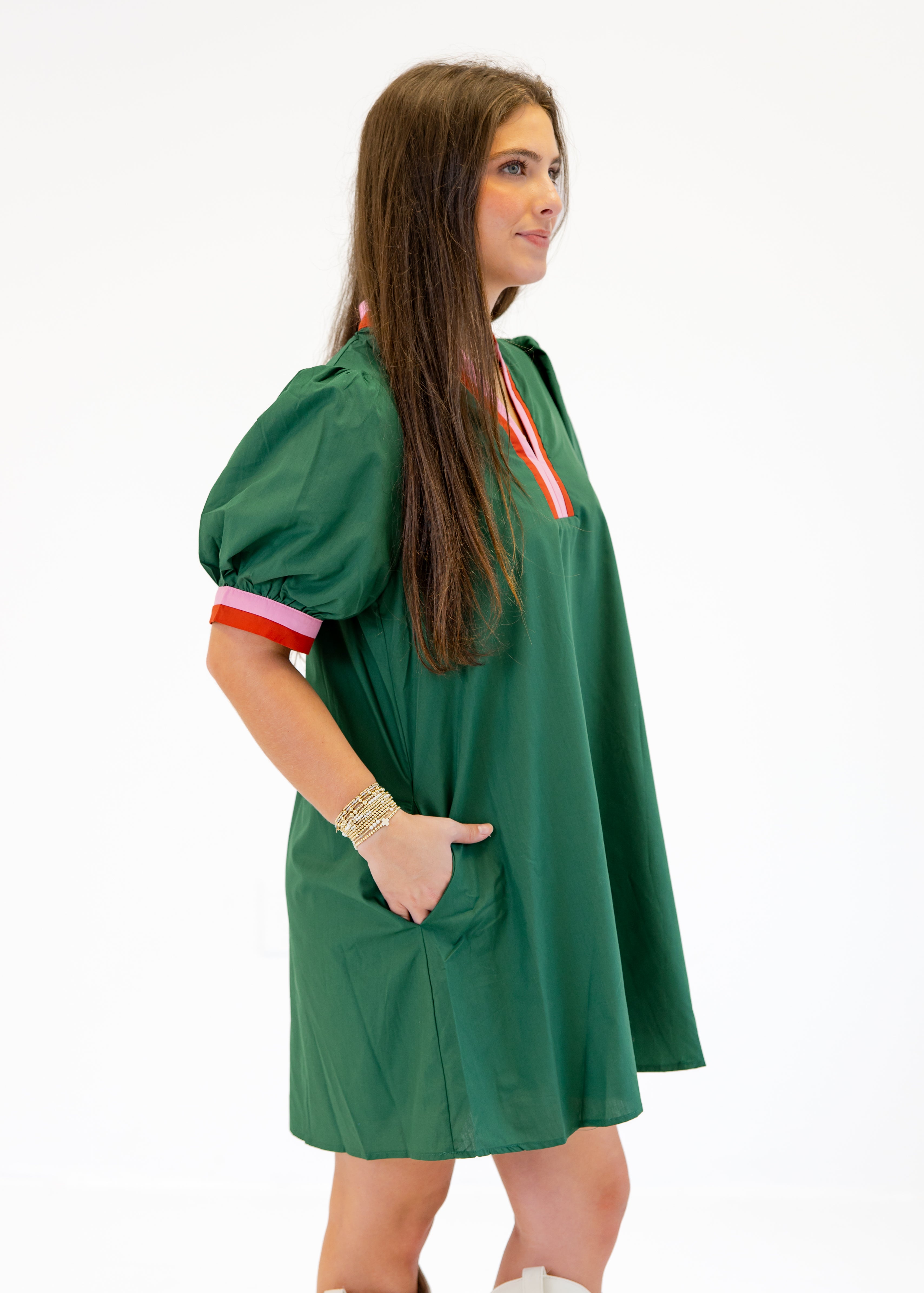 Thea Trim Shift Dress