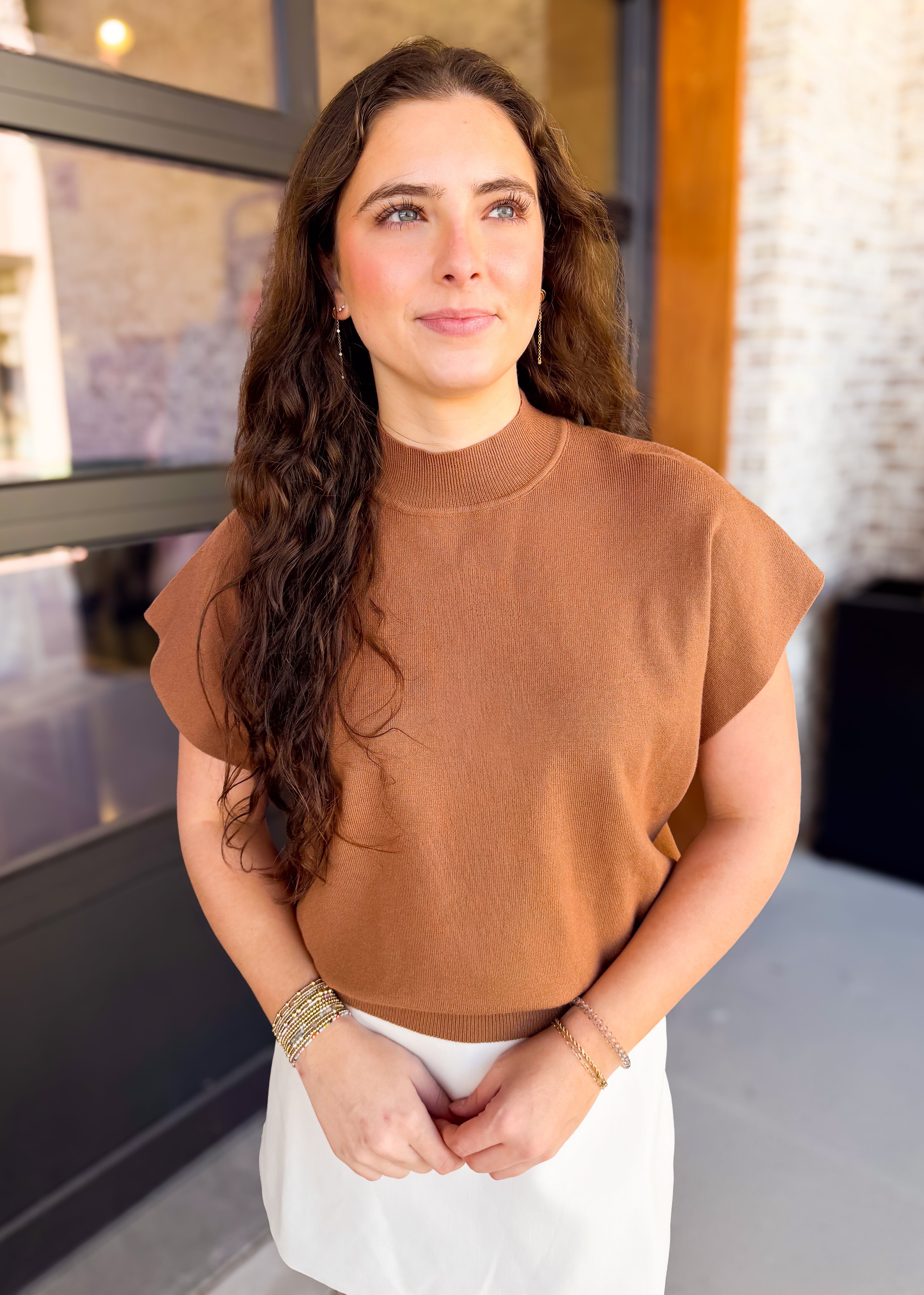 Marina Mock Neck Top