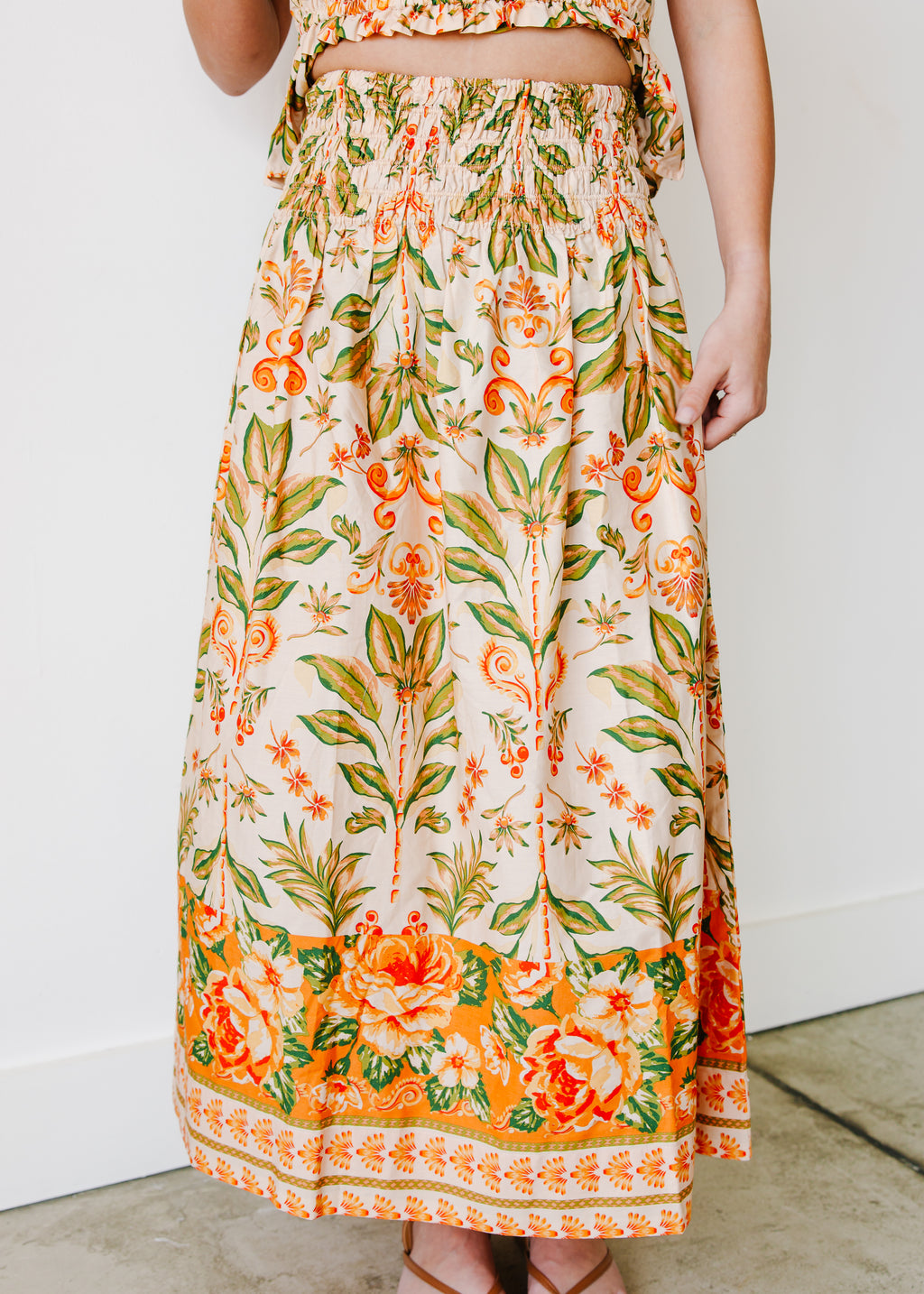 Talia Floral Maxi Skirt