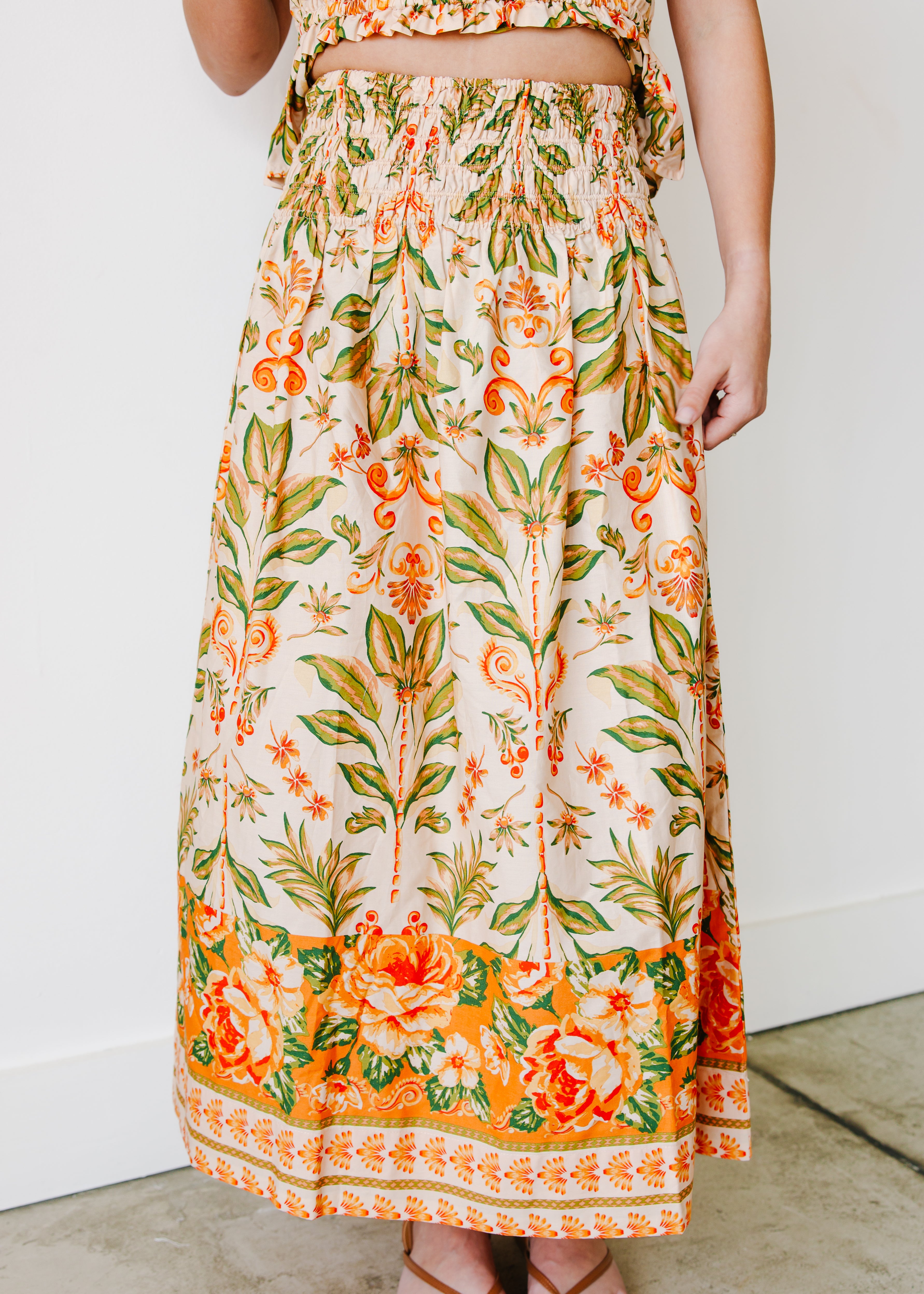 Talia Floral Maxi Skirt