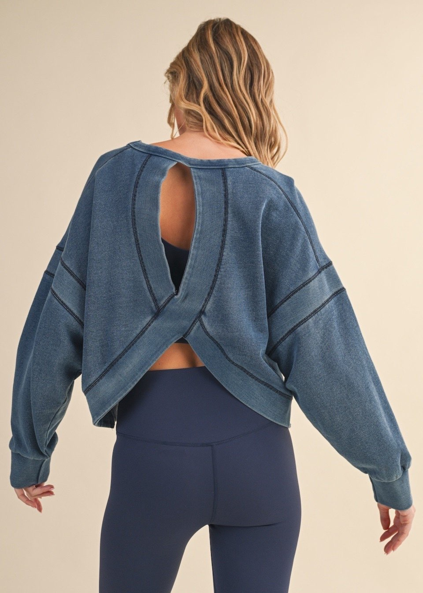 Emilia Open Back Pullover