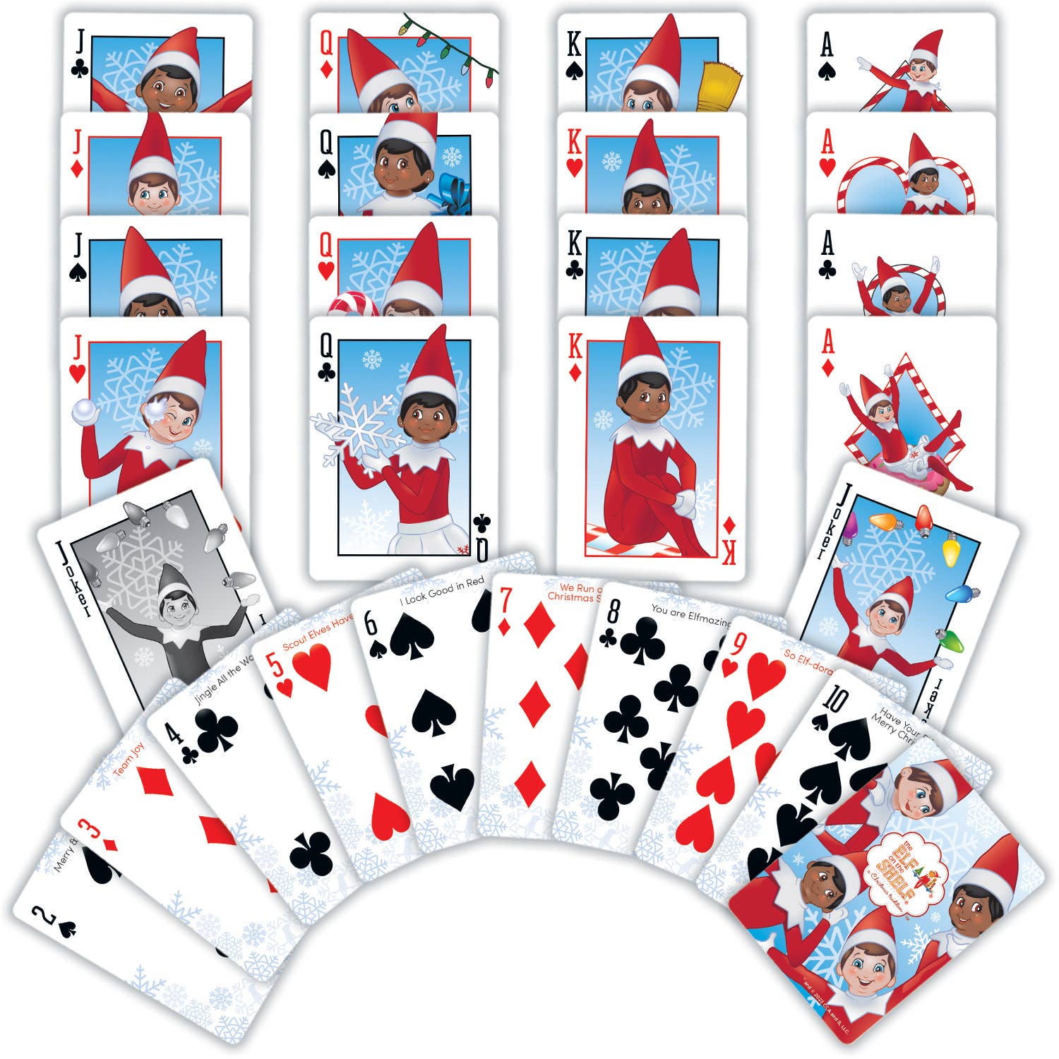 Elf on the Shelf Playing Cards