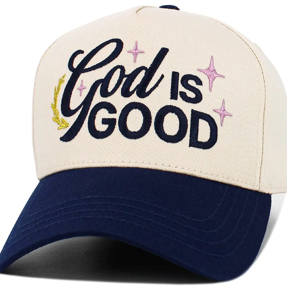 "God Is Good" Embroidered Cap