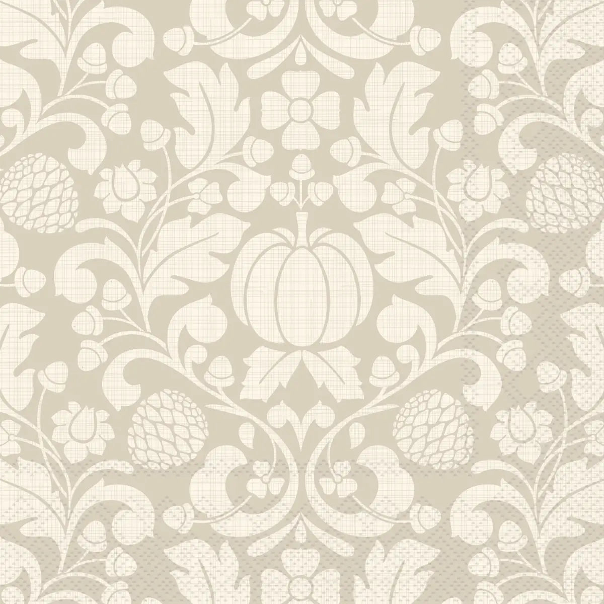 Paper Cocktail Napkin Pack of 20 Francis Cream Fall