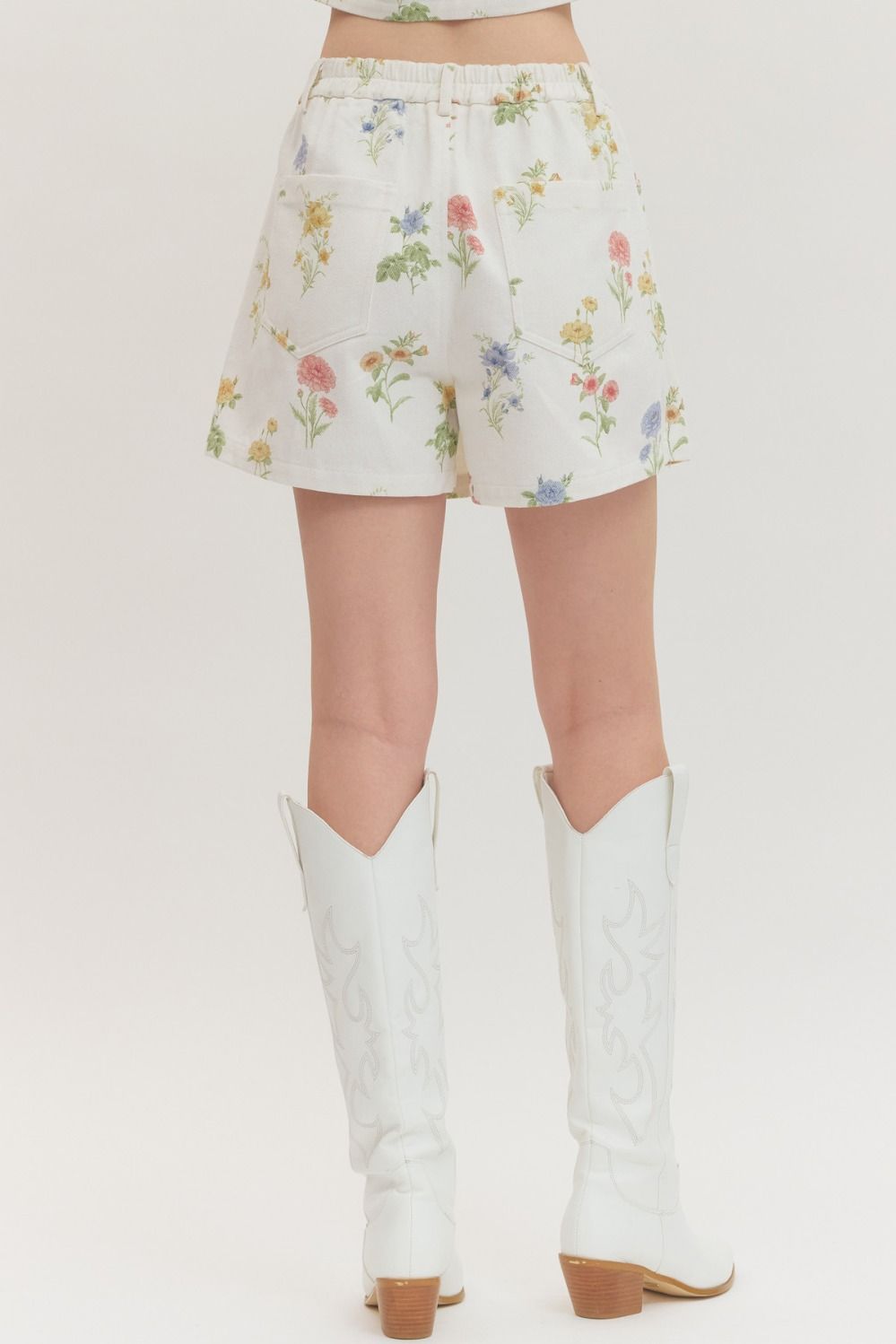 Dianne Floral Wrap Mini Skort